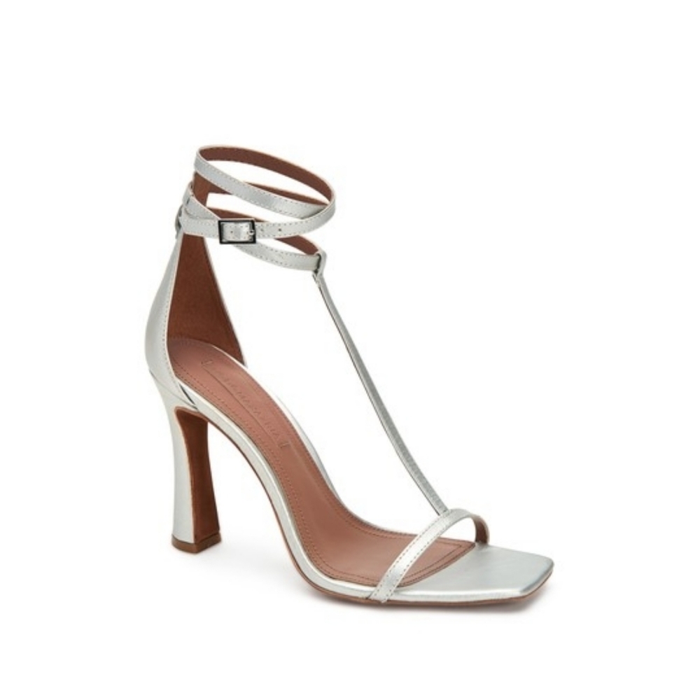 BCBGMAXAZRIA Ina T-Strap Sandal Heel